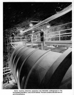 Davis' neutrino detection apparatus