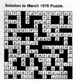 Solution to March 1979 Puzzle