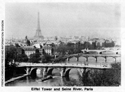 Eiffel Tower and Seine River, Paris