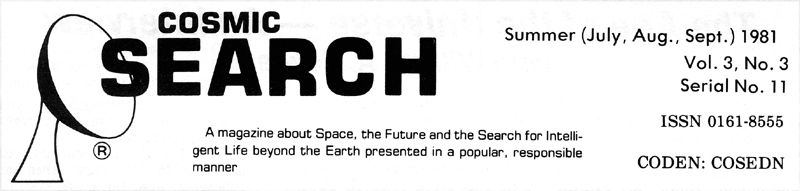 Graphic of Cosmic Search Logo