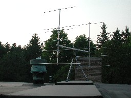 Twin Yagi Antennas Receiving Radio Bursts from Jupiter