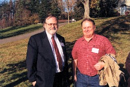 James Cadle with Bob Dixon
